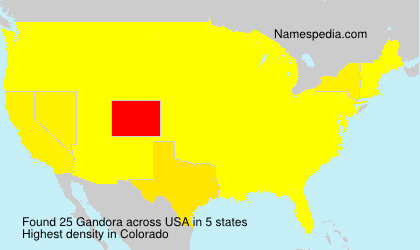 Surname Gandora in USA