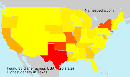 Surname Ganer in USA