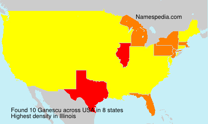 Surname Ganescu in USA
