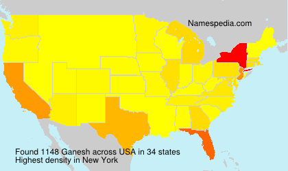 Surname Ganesh in USA