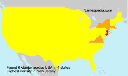Surname Ganjur in USA