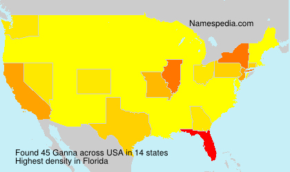 Surname Ganna in USA