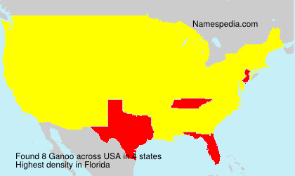 Surname Ganoo in USA