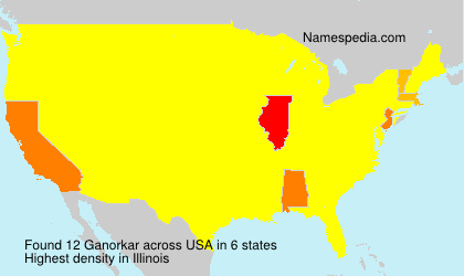 Surname Ganorkar in USA