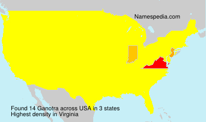 Surname Ganotra in USA