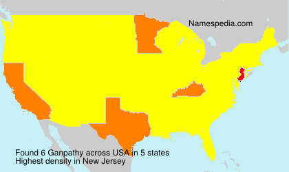Surname Ganpathy in USA