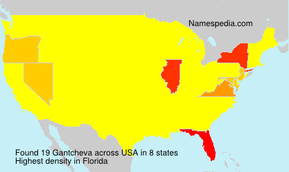 Surname Gantcheva in USA