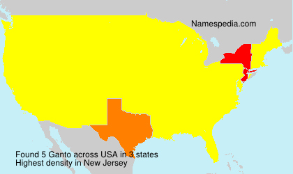 Surname Ganto in USA