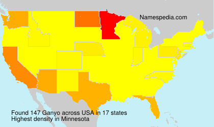 Surname Ganyo in USA
