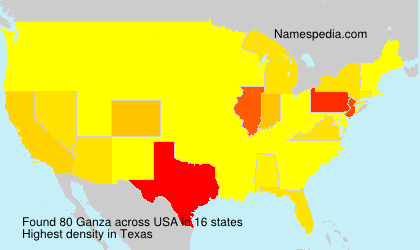 Surname Ganza in USA