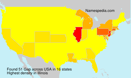Surname Gap in USA
