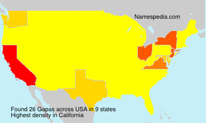 Surname Gapas in USA
