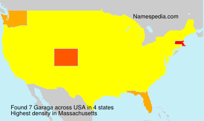 Surname Garaga in USA