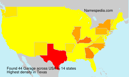 Surname Garage in USA