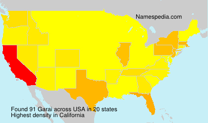 Surname Garai in USA