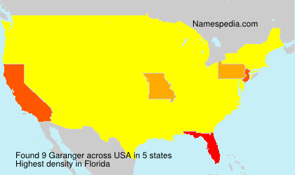 Surname Garanger in USA