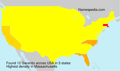 Surname Garanito in USA
