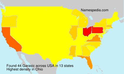 Surname Garasic in USA