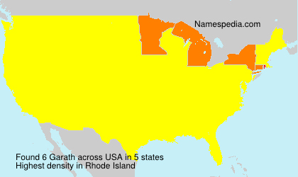 Surname Garath in USA