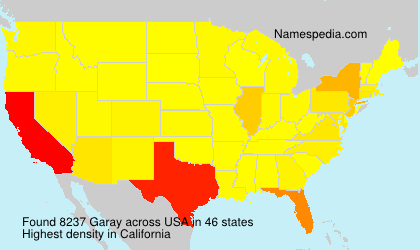 Surname Garay in USA