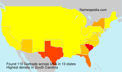 Surname Garbade in USA
