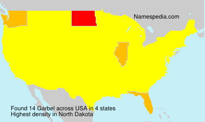 Surname Garbel in USA
