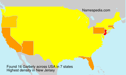 Surname Garbely in USA