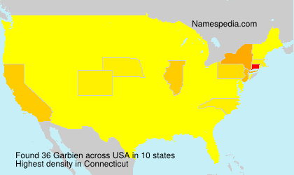 Surname Garbien in USA