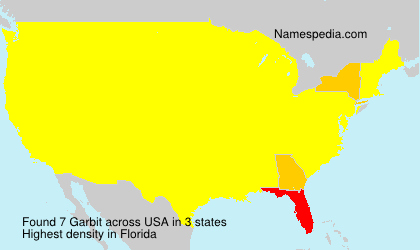Surname Garbit in USA