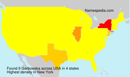 Surname Garbowska in USA