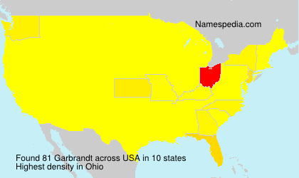 Surname Garbrandt in USA