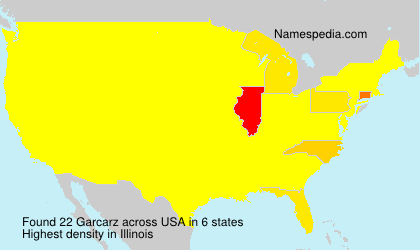 Surname Garcarz in USA