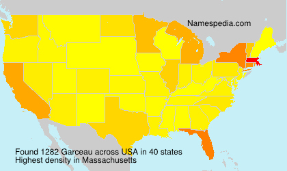 Surname Garceau in USA