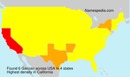 Surname Garcian in USA