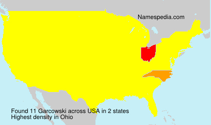 Surname Garcowski in USA