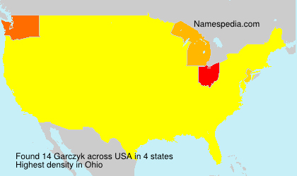 Surname Garczyk in USA