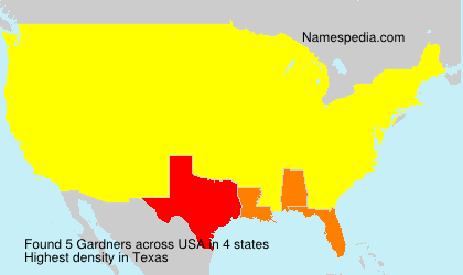 Surname Gardners in USA
