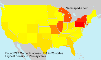 Surname Gardocki in USA