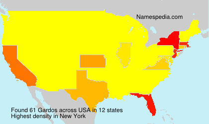 Surname Gardos in USA