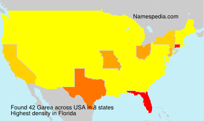 Surname Garea in USA