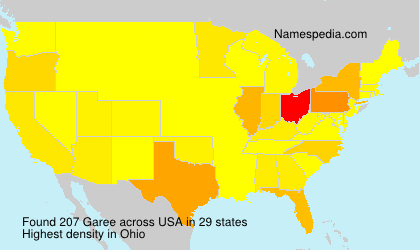 Surname Garee in USA