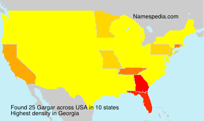 Surname Gargar in USA