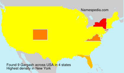 Surname Gargash in USA