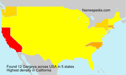 Surname Gargeya in USA