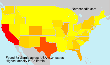 Surname Gargia in USA