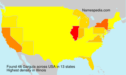 Surname Gargula in USA