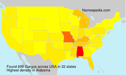 Surname Gargus in USA