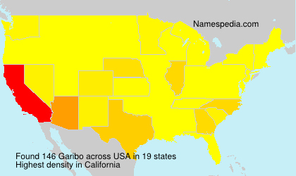 Surname Garibo in USA
