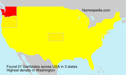 Surname Garifalakis in USA