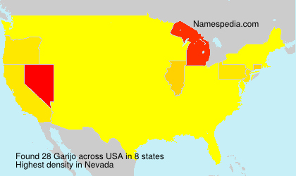 Surname Garijo in USA